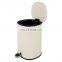 New Home 5L Indoor Stainless Steel Round Kitchen Bin Bathroom Pedal Waste Bins with Plastic Cover