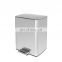 Foldable comfortable pedal soft close big size pedal bin kitchen home household 20L waste bin
