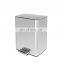 New design soft closing trash can 20L stainless steel pedal bin large capacity dustbin