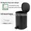 SoftStep 3 Gallon Small Slim Bathroom Trash Can Step Pedal Garbage Bin metal bin