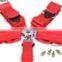 AUSO 16.1 Approved 3 Inch Aluminium Buckle Racing Harness Full Body Safety Harness 5 Point Safety Belt