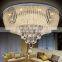 Living Room Bedroom Luster Crystal Lighting Ceiling Hanging Modern Crystal Chandelier LED Light