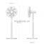 Smartmi Floor Fan 2S DC Frequency Conversion Natural Wind 1.8W MIJIA APP Control 500h 100 Stepless Speed Pedestal Fans