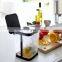 In Stock Desktop Mini Trash Can Flip Iron Garbage Bag Holder Home Kitchen Countertop Office Dining Table Storage Basket