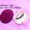 Multiple color Flocked box Plastic box for jewelry packing ring earring pendant cufflink key chain