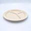 Disposable plate, degradable thickened paper plate, eco-friendly tableware, birthday cake plate, heatable pulp dinner plate, picnic plate