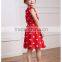 Summer Kids Chiffon Apple Pattern Dresses,Baby Girls Princess Dress