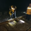 laser alignment device for measuring railway track level