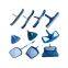 Pool Cleaning Accessories Swimming Pool Deep Net Leaf Skimmer, Wall Brush,Vacuum Head and Vacuum Hose