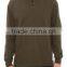 2016 Wholesale Custom Mens Henley Sleeve Pocket Sweatshirts