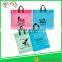 Low-Density Plastic Merchandise Bags w/Handles colorful