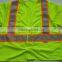 High visibility mesh safety vest with 3M tape