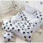 wholesale personalized fashion black white cotton bedding sets duvet 4 pcs