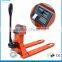 Df china hand hydraulic pallet truck with scale weighter
