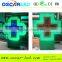 IP66 3D led cross by wifi control/3D High quality LED Pharmacy cross for pharmacy