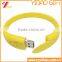 Candy Color Silicone usb Bracelet, USB Flash Drive band