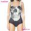 Black Polka Dot Bow Bandeau High-waisted Bikini