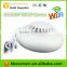 Smart Home Alarm System IP Camera Accessory White wireless smoke detector