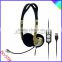 Mutimedia Popular Style Cute Light Weight Small Hi-Fi Stereo Headsets for PC and Gaming with Microphone and Volume control