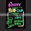 Edgelight AF32A Customized wholesale best quality RGB flashing colored neon dry erase boards advertising light chalk boards