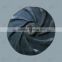 China uesd pump parts high efficiency rubber impeller