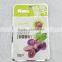 aluminum lamination material vacuum disposable snacks packing bag , header bag with printing