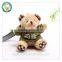 New style small plush teddy bear keychains