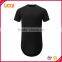 Mens 100% cotton hip hop t shirt Custom tall elongate extended longline t-shirt from GuangZhou Manufacturer                        
                                                Quality Choice
                                                            