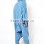 Wholesale Warm Embroidered Owl Flannel Onesie