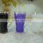 promotion FDA double wall plastic gel ice mug with the handle,freezer mug,frosty mug