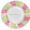 Dia 15 cm Round Flower Pattern Mosaic Glass Candle Tray /Mosaic Candle Plate                        
                                                Quality Choice