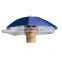 Universal Blue Color Foldable Sun Umbrella Fishing Hiking Camping Beach Headwear Cap Head Hats Umbrella Hat Cap Outdoor Sport