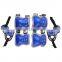 Blue Kid Children Bicycle Skateboard Extreme Sports Protector Sport Protective Gear Safety Pad Knee Elbow Wrist Support Pad Set