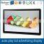 Flintstone 19 inch motion sensor LCD display wall mounted advertising totem signage IR motion sensor ad machine