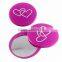 promotion gift sliding round pocket mirror
