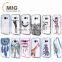 Clear TPU back and plastic bumper 2 in 1 style colorful case for Samsung S6 Cell phone case