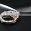 smart leopard shape alloy rhinestones scarf clip brooch pin