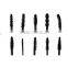Hot selling eyelash extension brush mascara brush industrial nylon brush