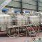 2500 L steam heating method stainless steel micro beer brewing equipment