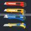 9/18mm Safety Snap off Auto lock and Auto retractable Utility knife,cutter knife, stationery knife