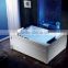 High Grade Double presons bathtub, acrylic whirlpool massage bathtub
