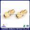 high quality cnc machining brass conectors for plastic pipe fittings