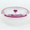 collapsible mircoware safe high quality round food storage ,silicone fresh container,picnic silicone box