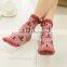 Hot 2016 Spring Cotton Socks Women Fashion Pure Color Lace Women Socks Casual Cute Socks