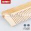 eco-friendly bamboo material cheap hotel bathroom hair comb