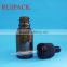 30ml amber glass bottle with child proof dropper cap, 30ml essential oil bottle