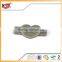 high quality silver button custom print pvc/paper hang tag clothes accessories