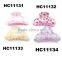 fancy hair accessories flower clear claw plastic hair clips wholesale