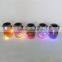 Portable outdoor color led solar jar light for garden decoration