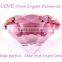 Fashion Valentine's Day Love Gift Pink K9 High Quality Crystal Diamond